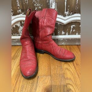 Ladies 6 Genuine Elephant Justin Western Cowboy Boots